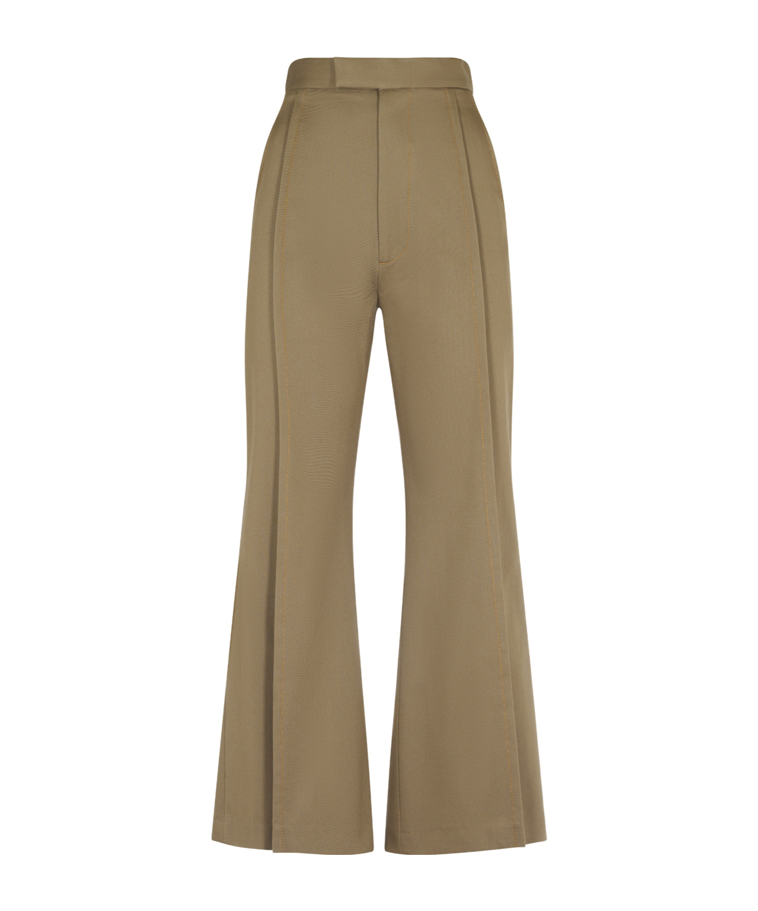 Vivienne Westwood High-waisted Flared Trousers In Brown