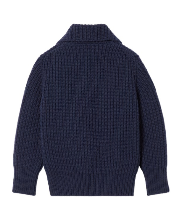 Gucci Rib Knitted Wool Sweater In Black