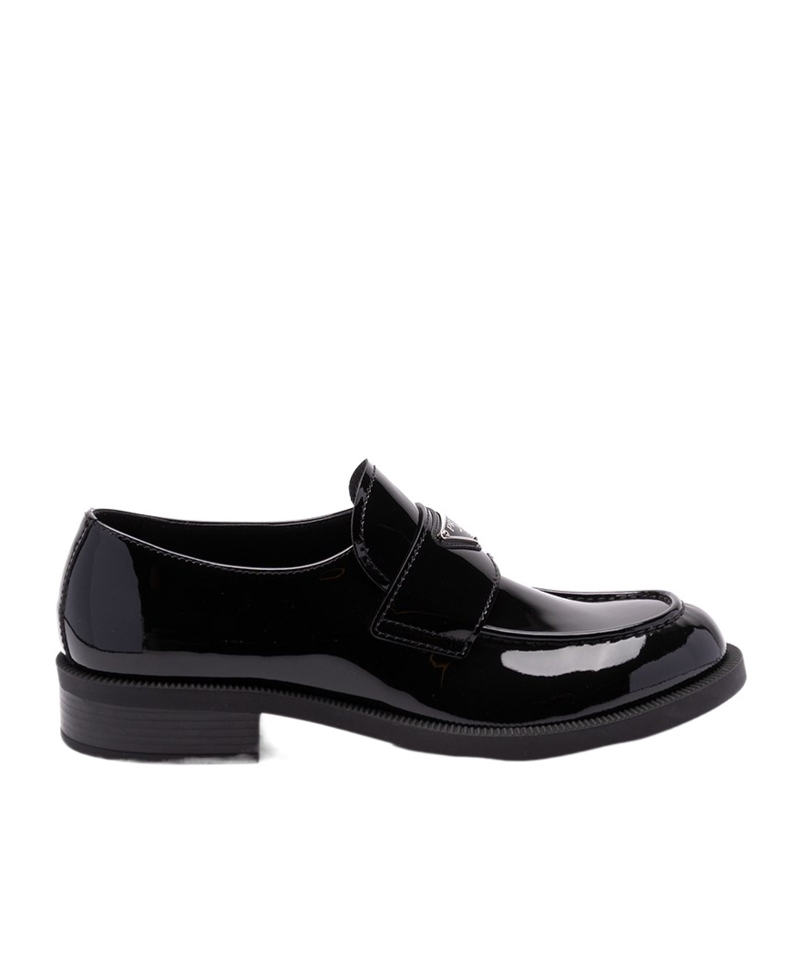 ローファー・オックスフォード PRADA | Patent-leather loafers 1D168N_069_F0002_F_025 Prada Leather Loafers With Patent Finish And Round Toe In