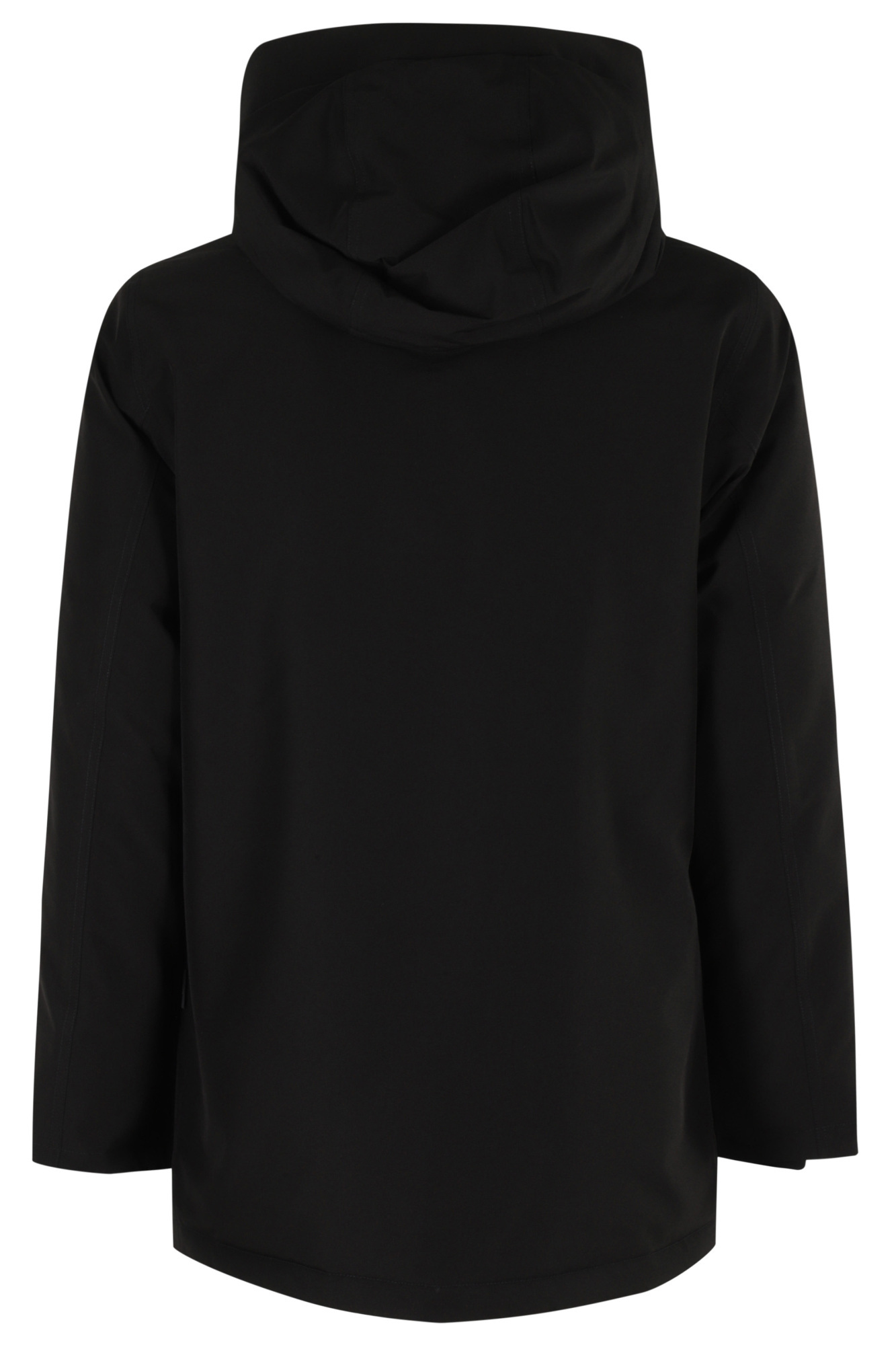 Woolrich Hooded Casual Jacket In Black