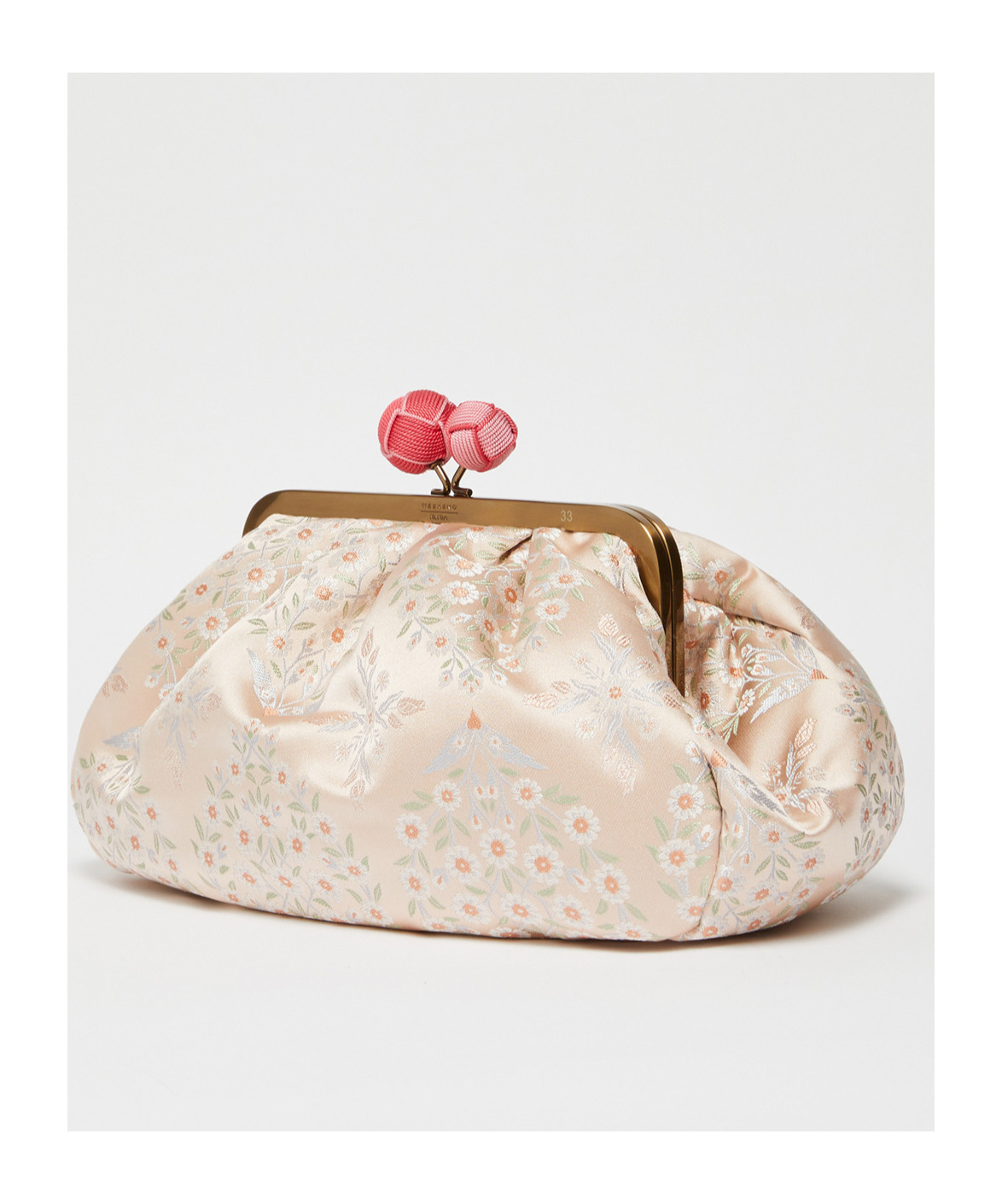 Weekend Max Mara Medium Jacquard Pasticcino Shoulder Bag In Nude