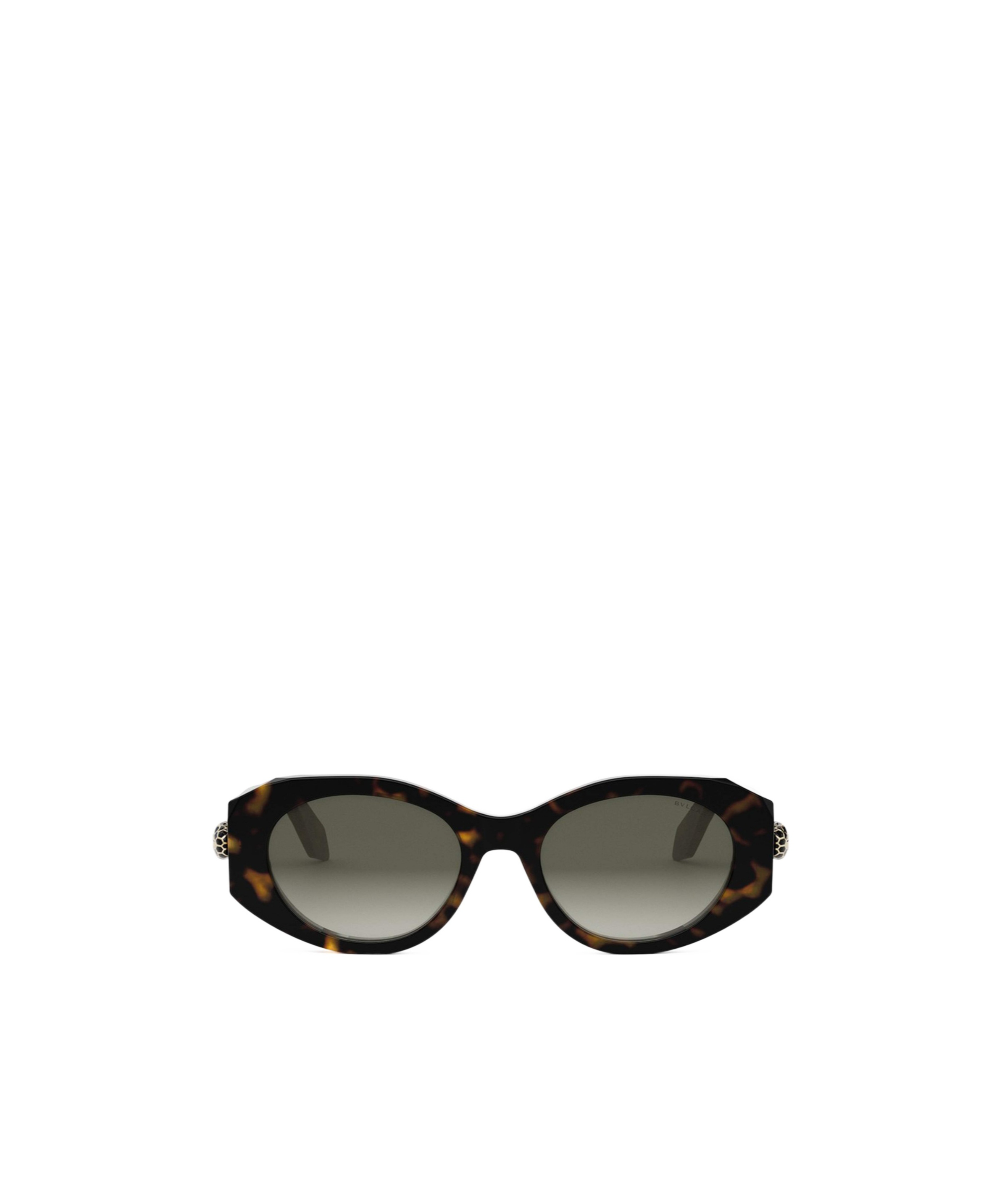 Bvlgari Serpenti Oval Sunglasses In Brown