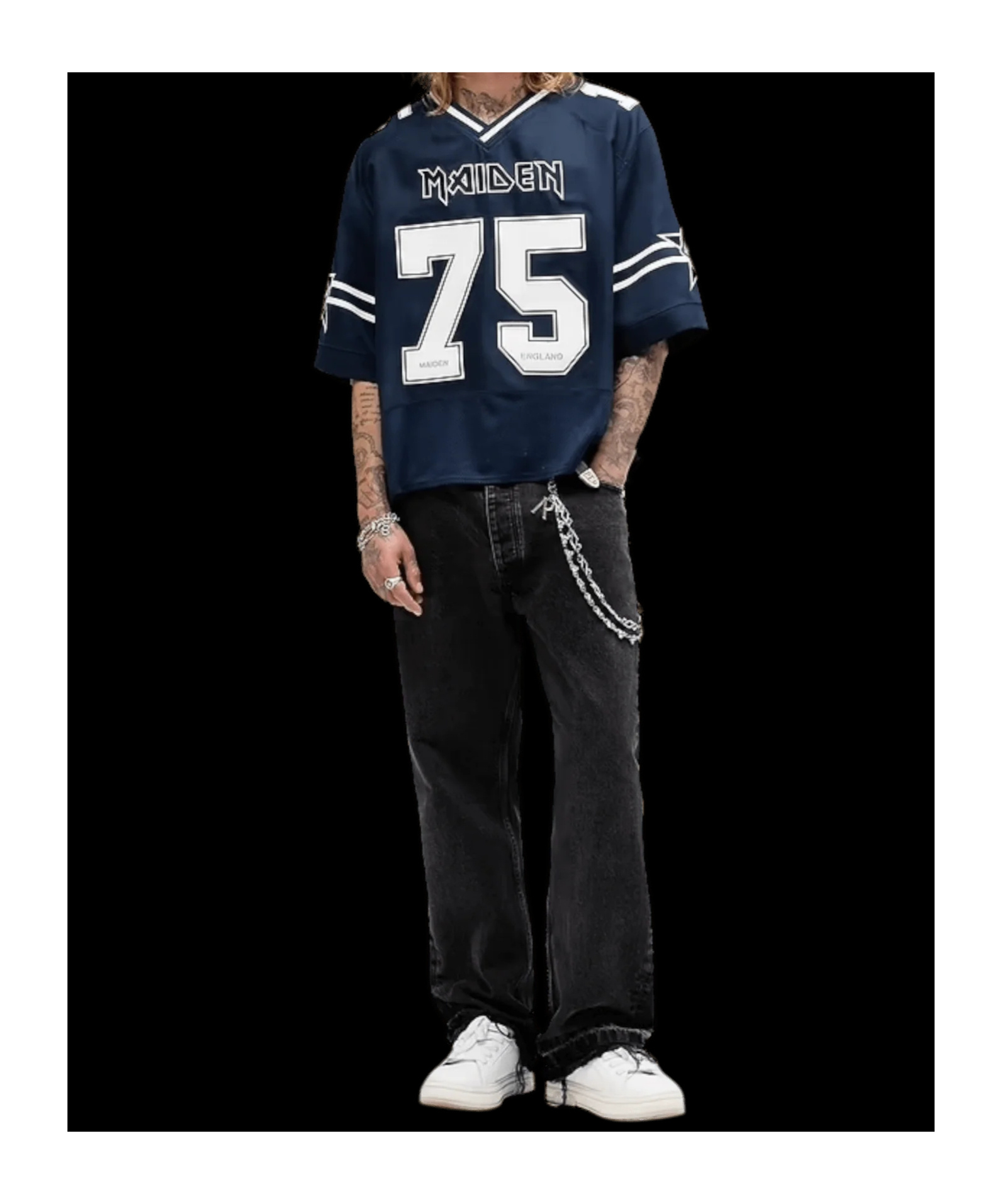 Represent X Iron Maiden Anniversary Jersey In Multi