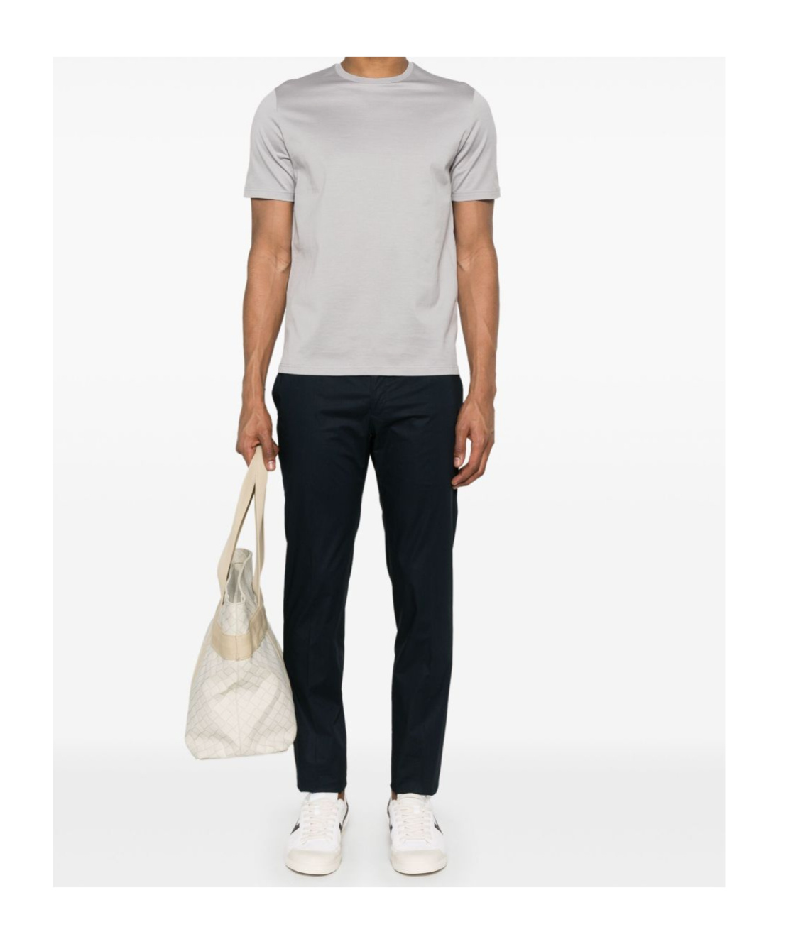 Herno Cotton T-shirt In Gray
