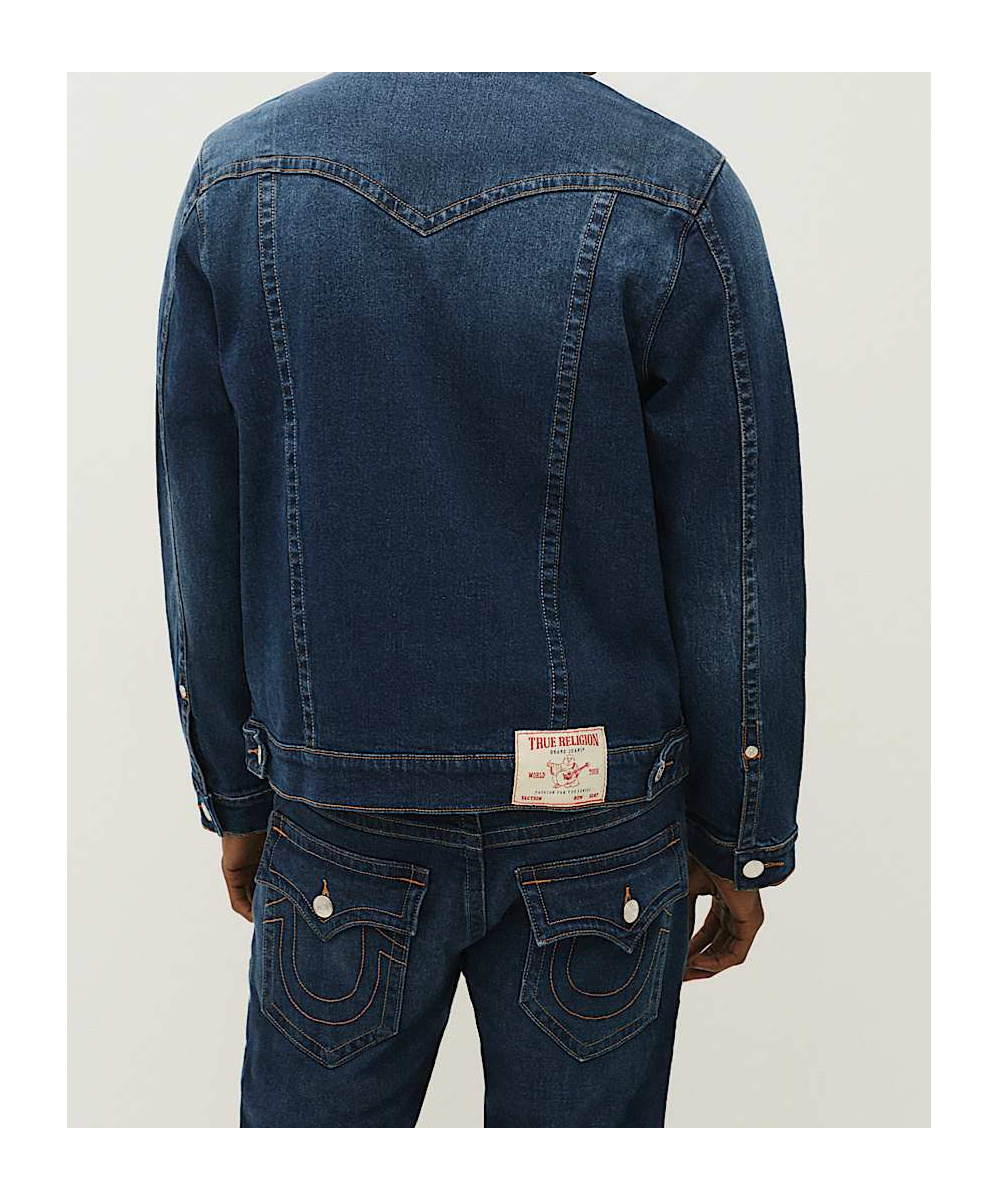 True Religion Jimmy Denim Jacket In Black