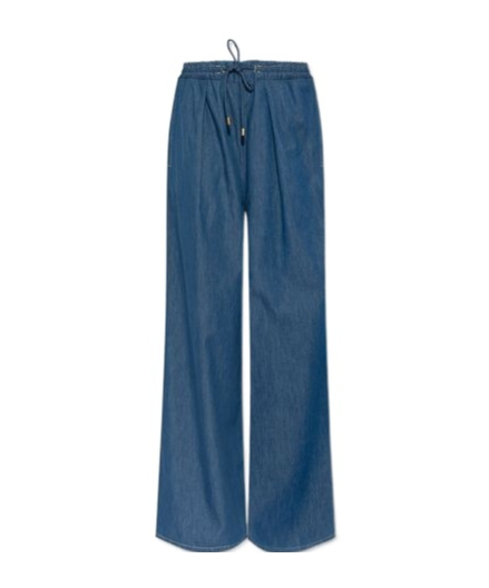 EMPORIO ARMANI HIGH-RISE WIDE-LEG TROUSERS 