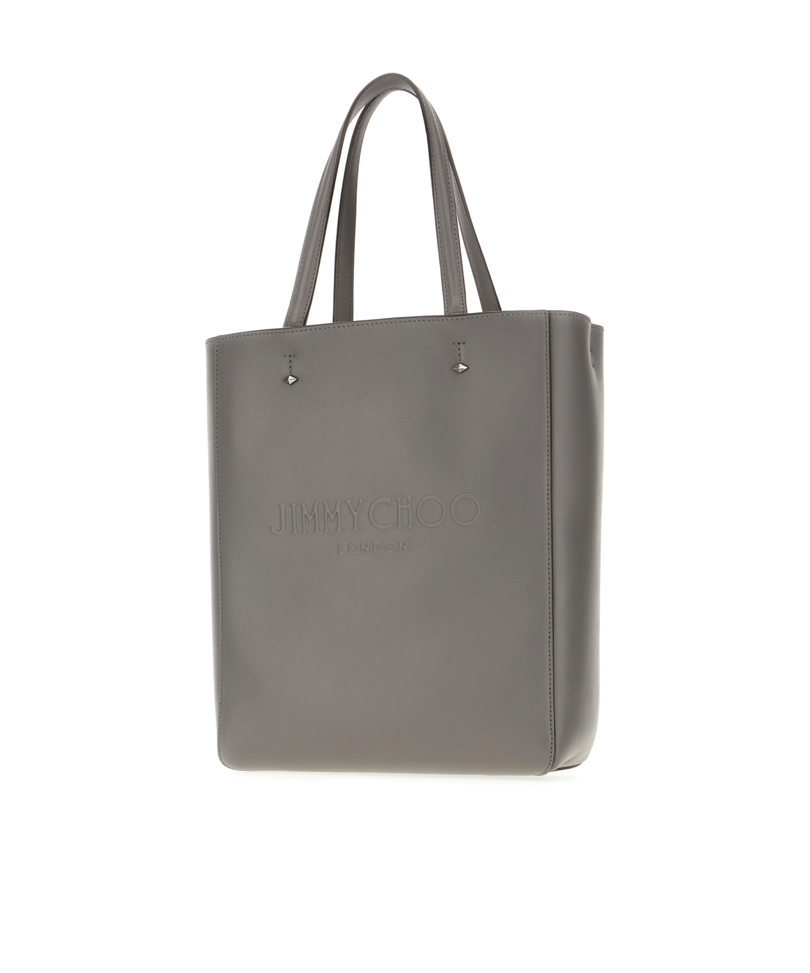 Jimmy Choo Double-handle Handbag In Gray