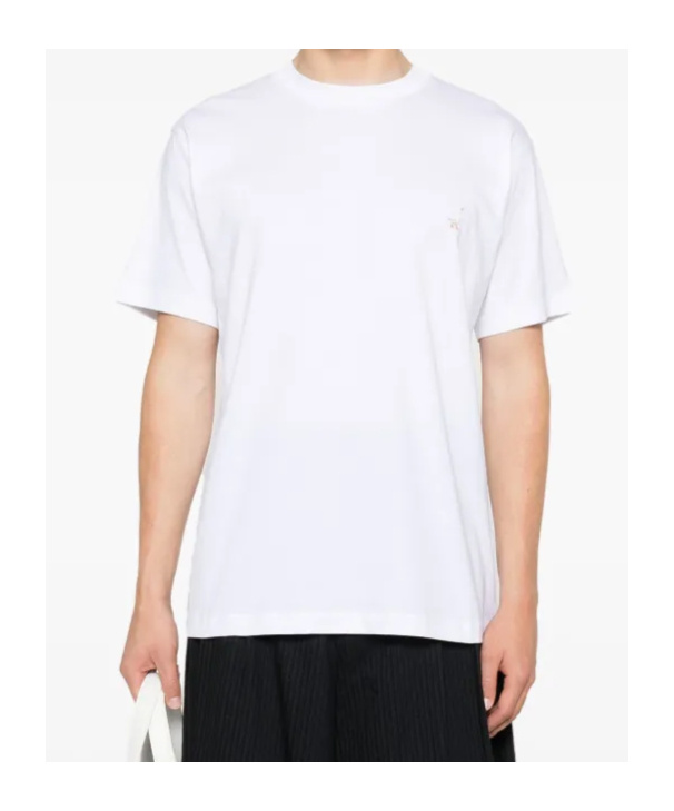 Moschino Goose Embroidery T-shirt In White