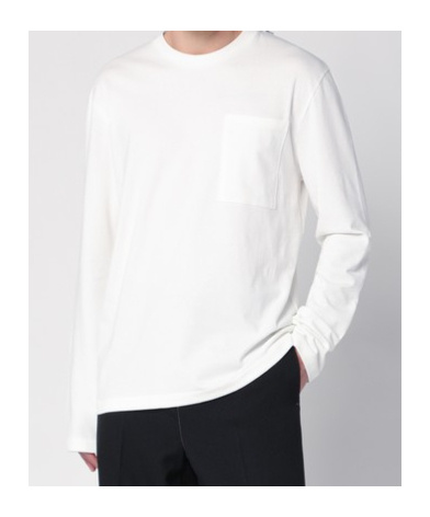 Jil Sander Ivory Cotton T-shirt In White