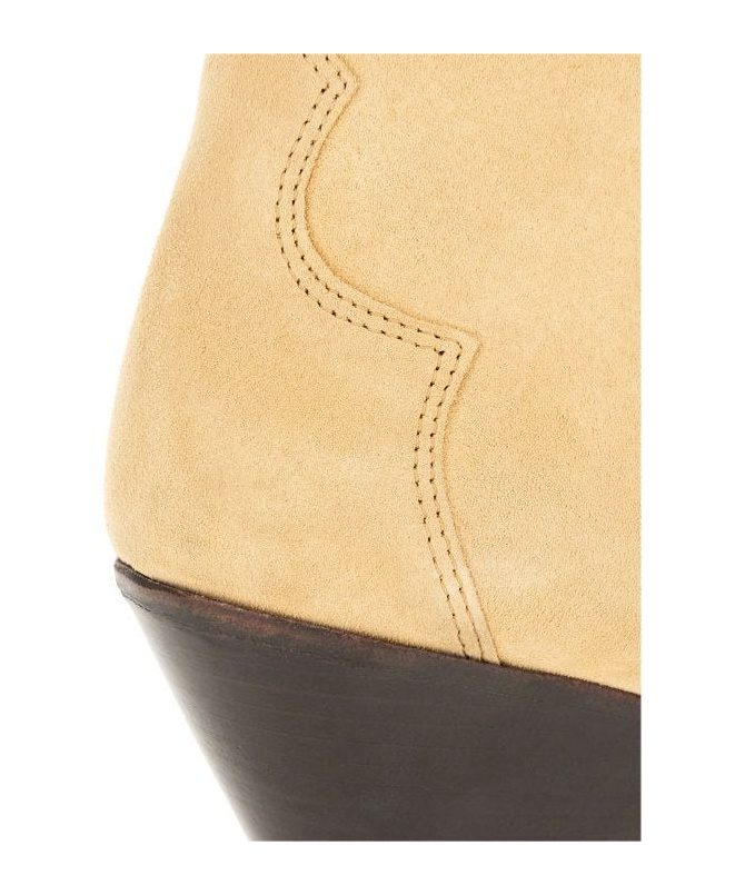 Isabel Marant Dewina 40mm Suede Boots In Nude