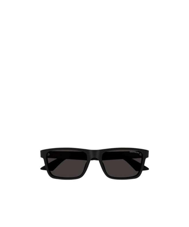 Montblanc Eyewear Rectangular Frame Sunglasses In Black