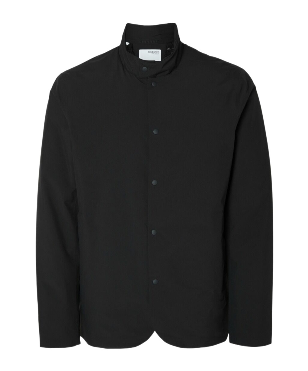 Selected Long Sleeve Casual Jacket In Black