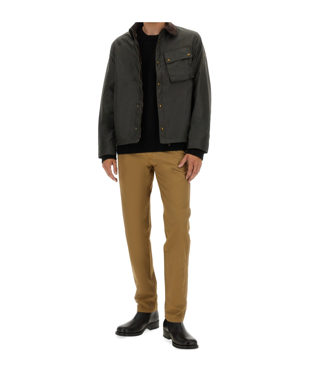 Belstaff Jacket Long Sleeve Chest Pocket In Multi