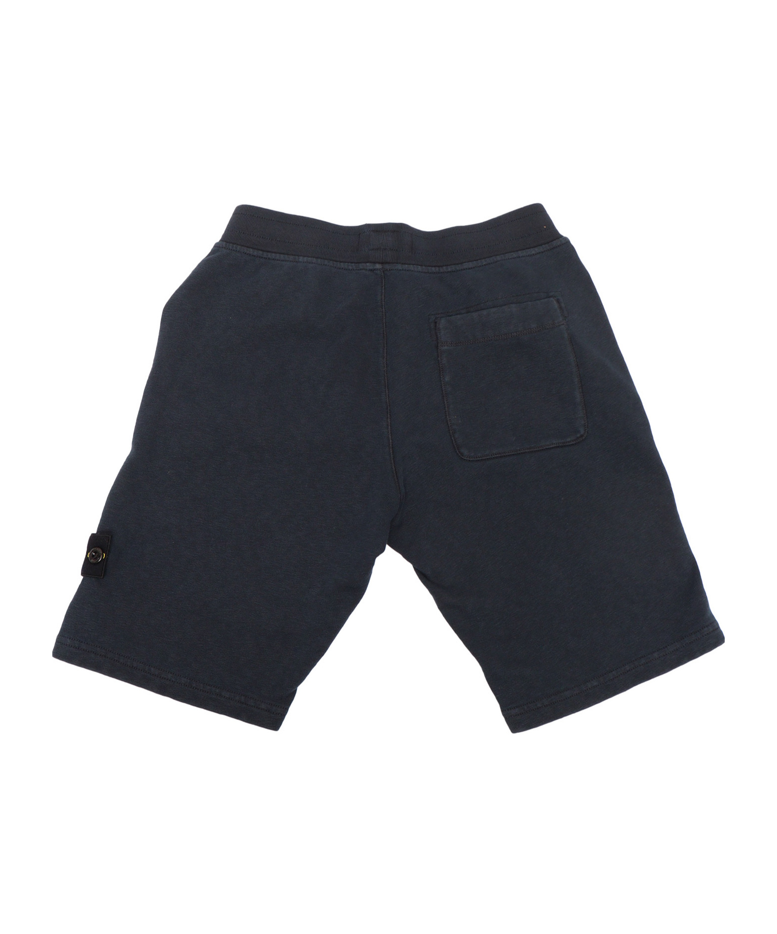 Stone Island Elastic Waist Shorts In Blue