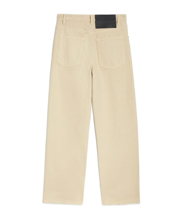 Jil Sander Logo-patch Jeans In Neutral