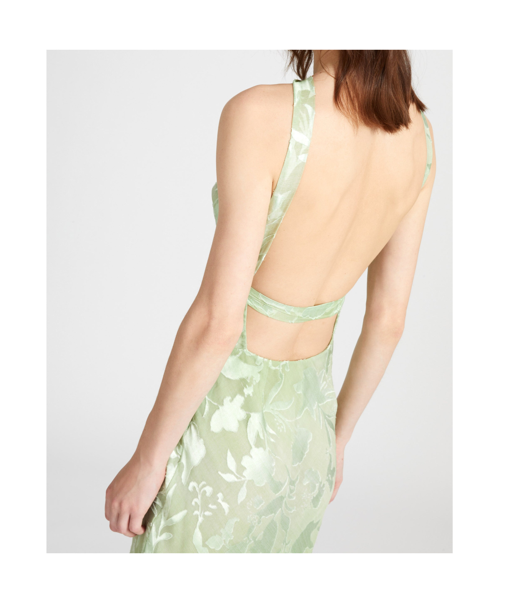Ermanno Scervino Jacquard Maxi Dress In White