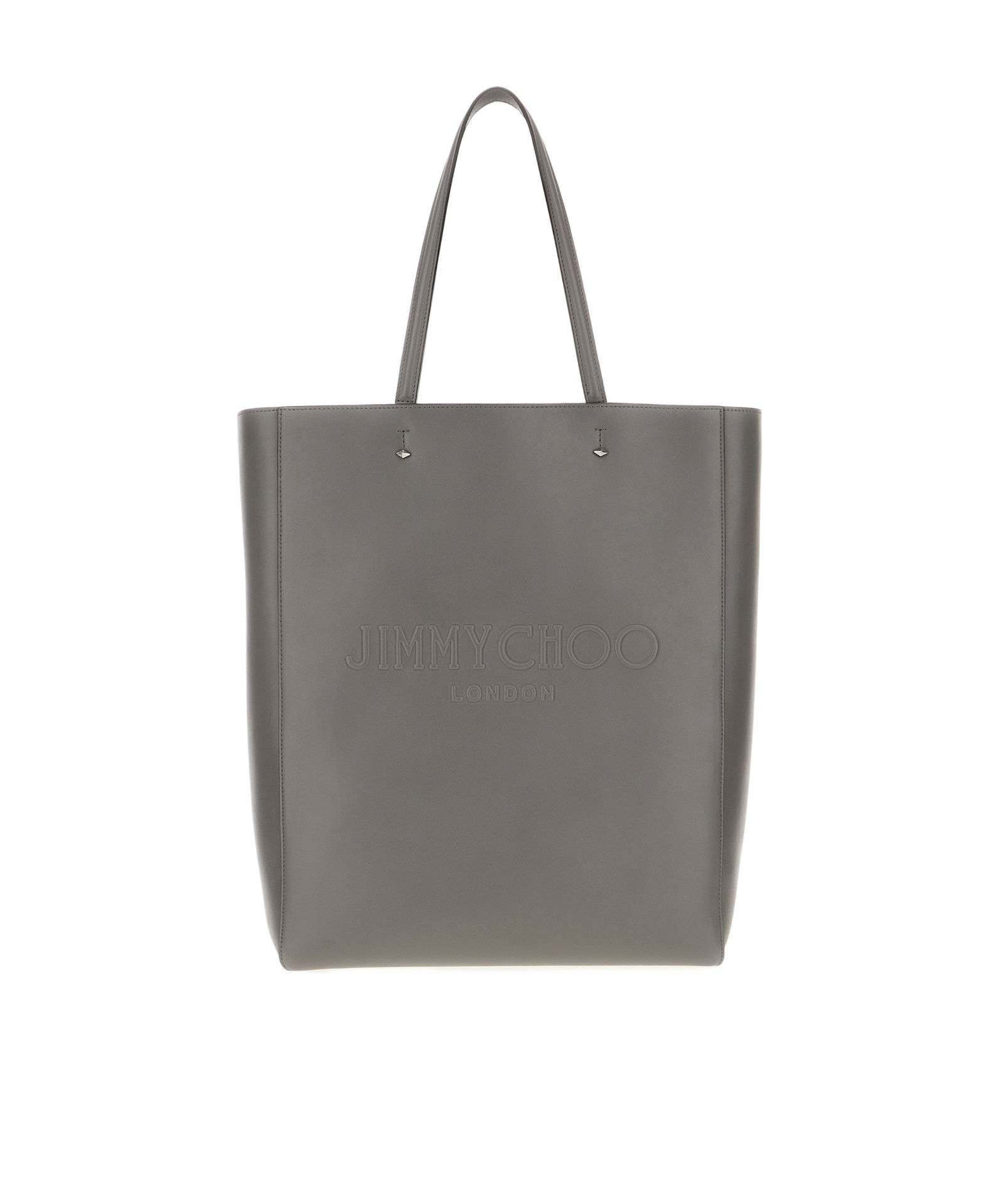 Jimmy Choo Double-handle Handbag In Gray