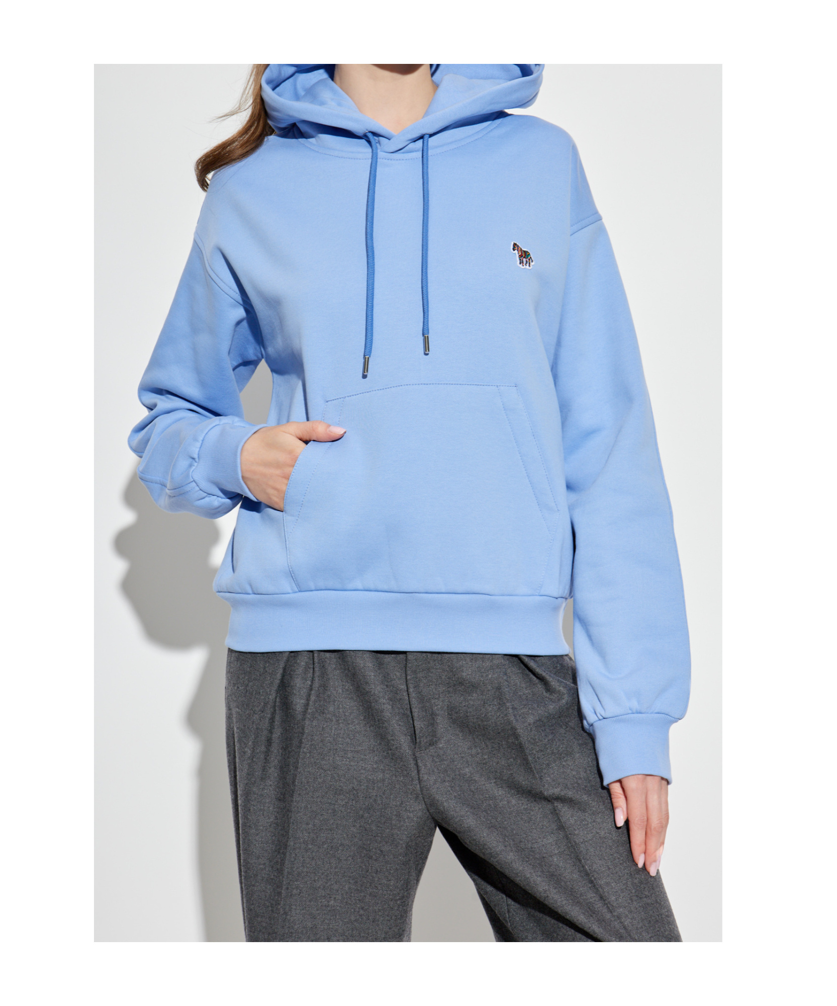 Ps By Paul Smith Zebra-embroidered Hoodie