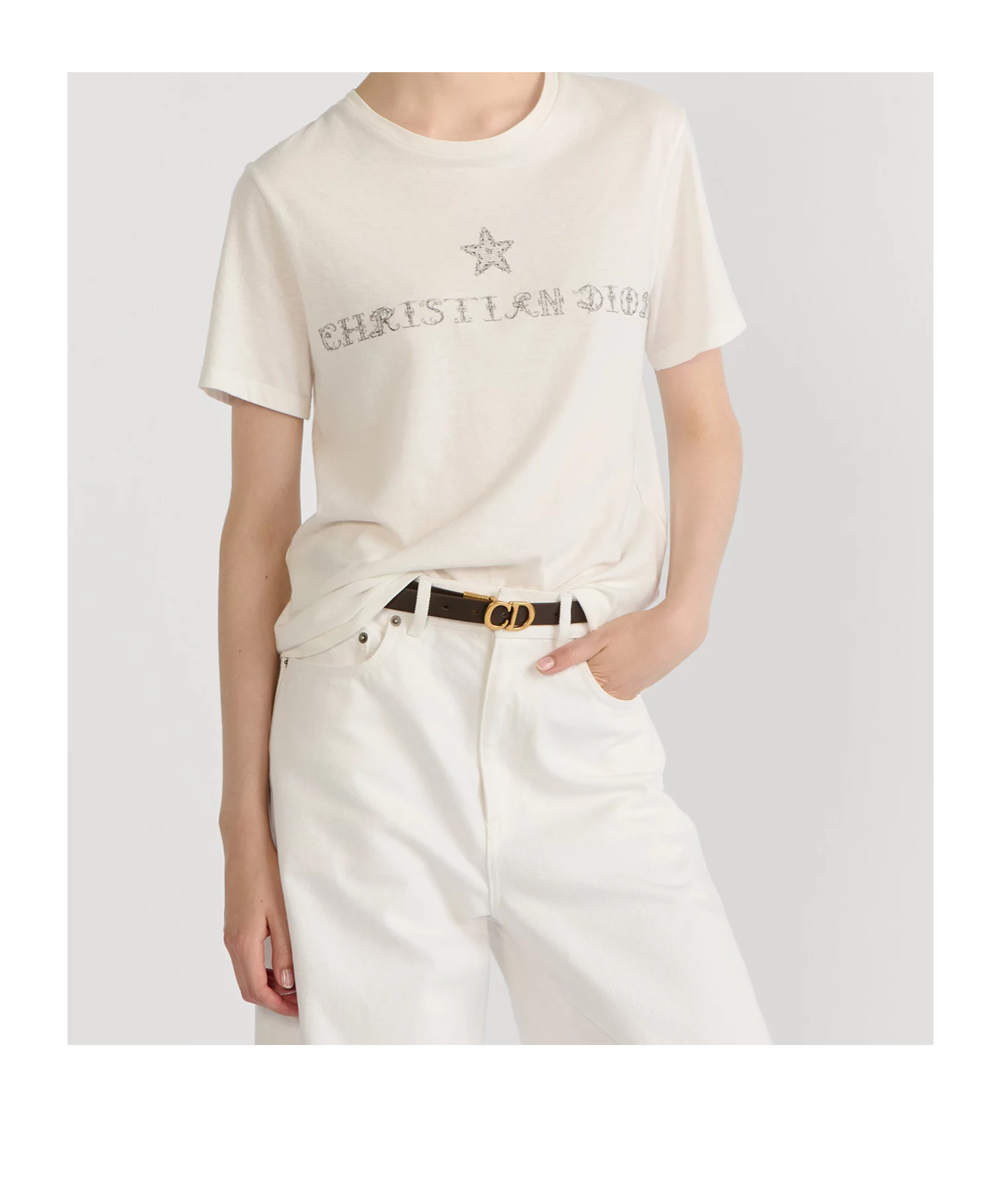 Dior Reversible Saddle Belt In Smooth Calfskin In Brown