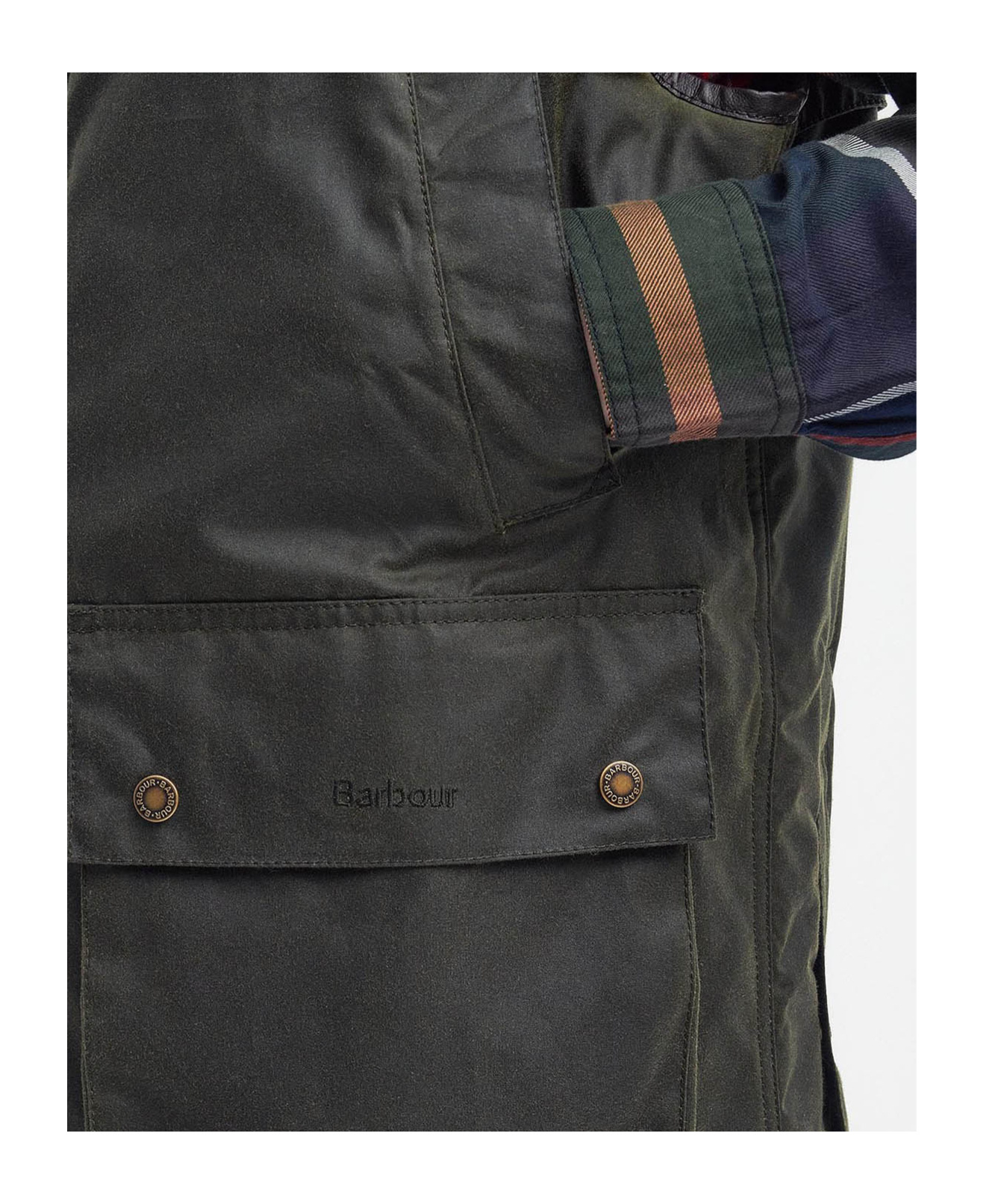 Baracuta Men's Barbour Xwaxed Oversized Vest Jacket In Black