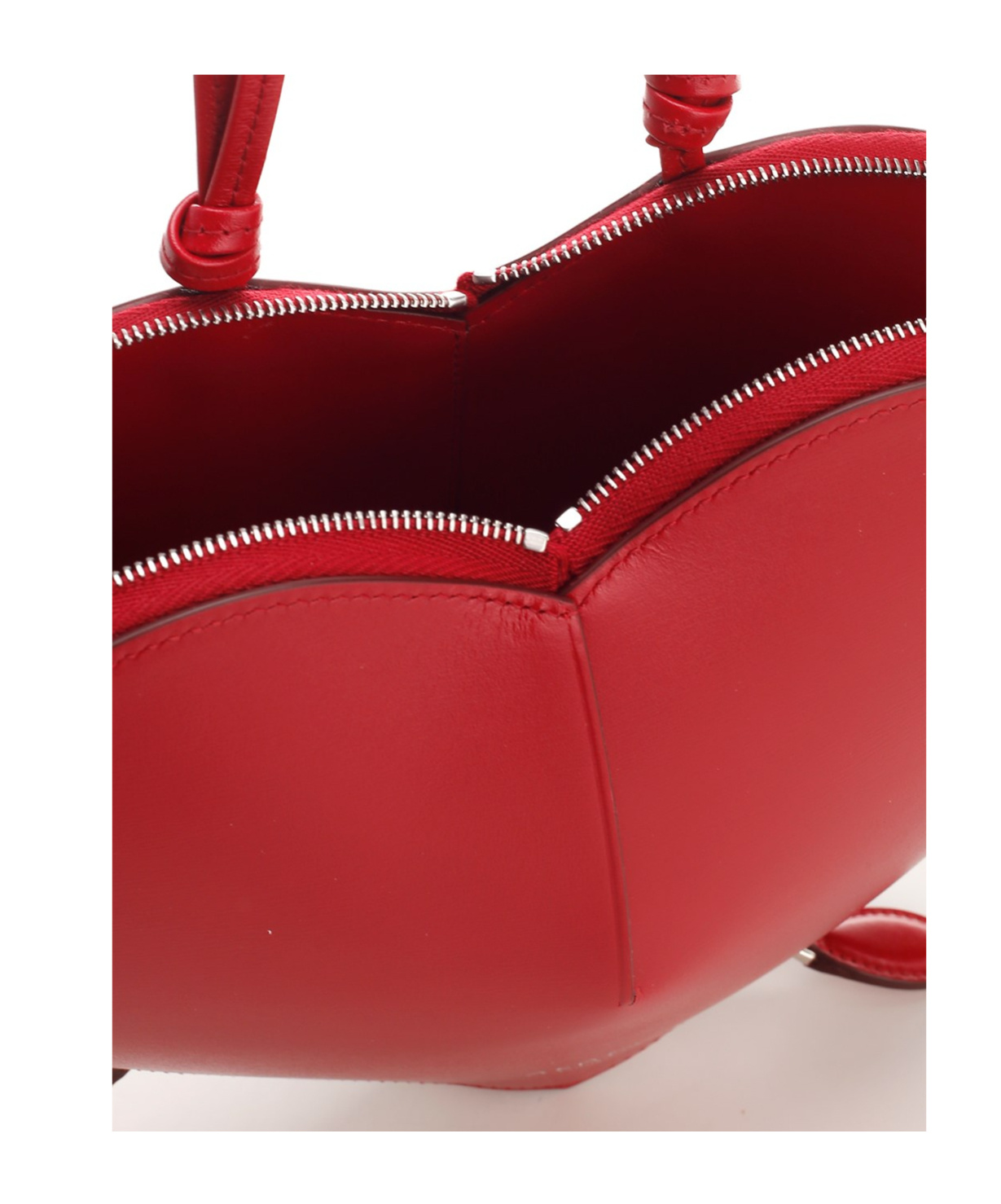 Alaïa Heart-shaped Shoulder Bag In Red