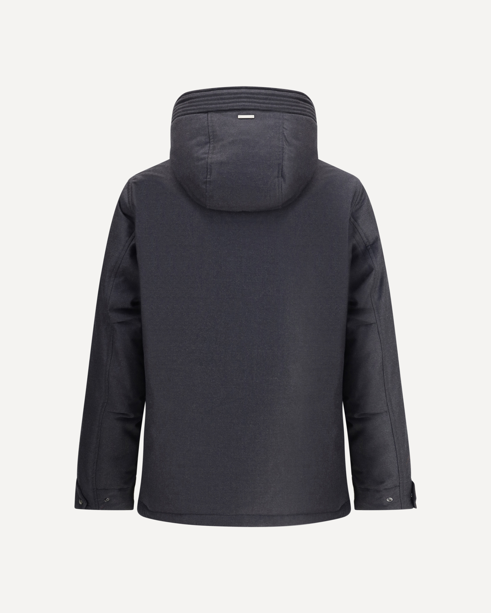 Woolrich Drawstring-hood Down Jacket In Black