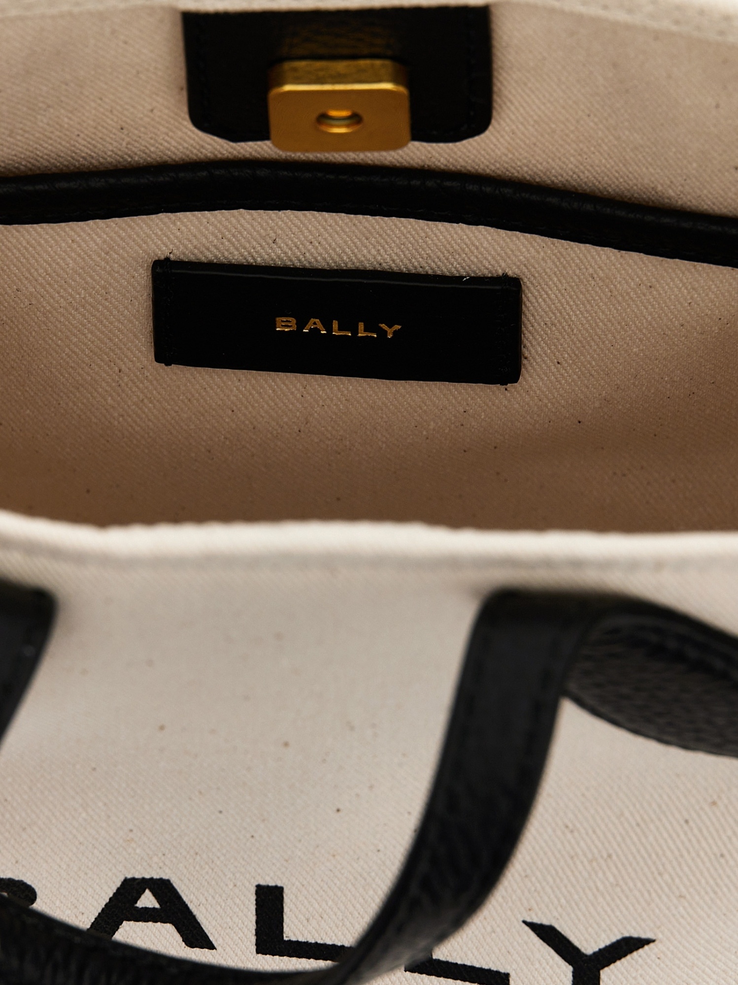 Shop Bally Bar Mini Keep On Tote Bag In Black