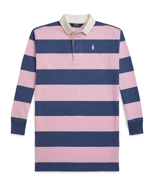 Polo Ralph Lauren Ralph Lauren Striped Cotton Jersey Rugby Dress In Multi