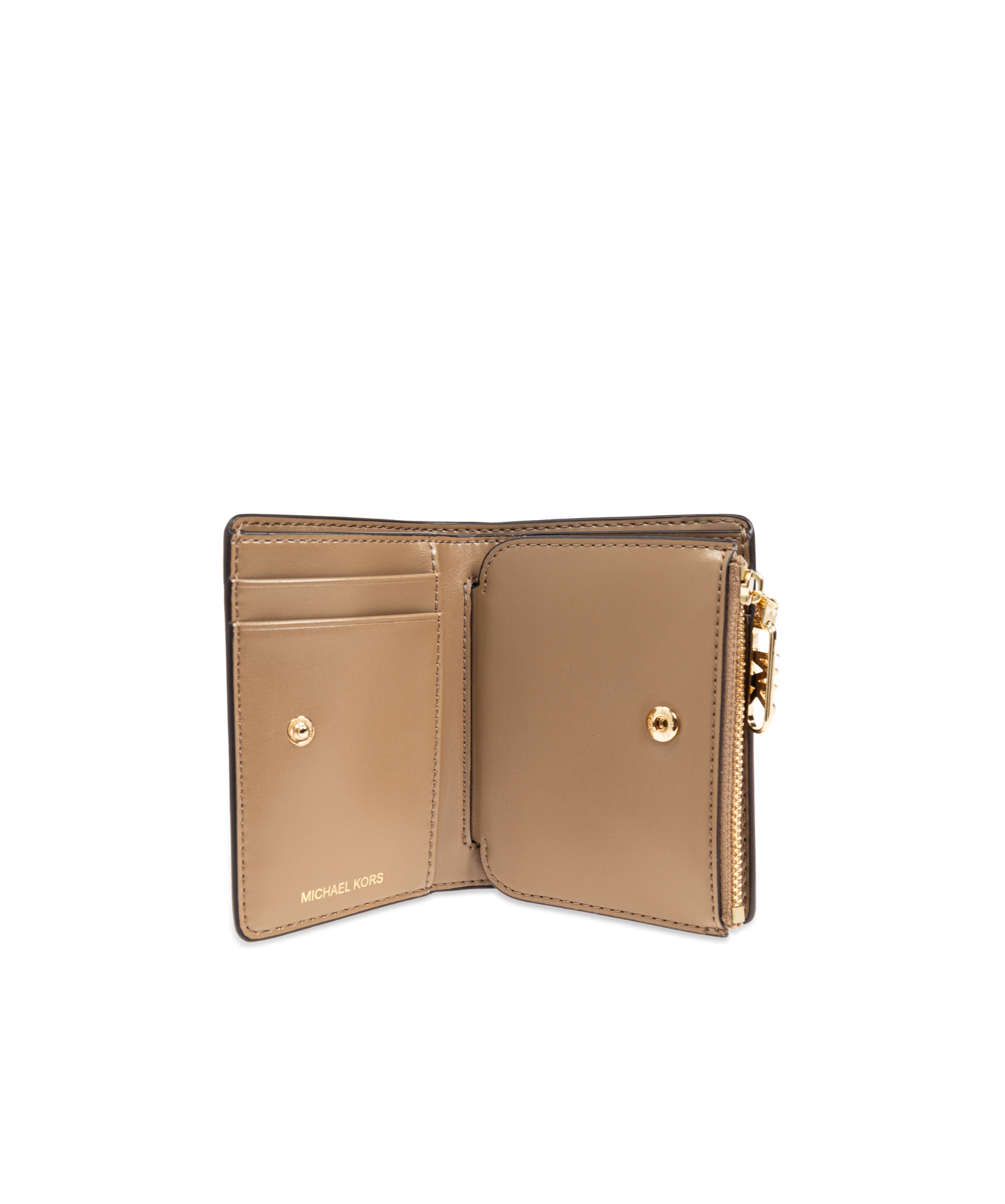 Michael Kors Folding Wallet In Brown