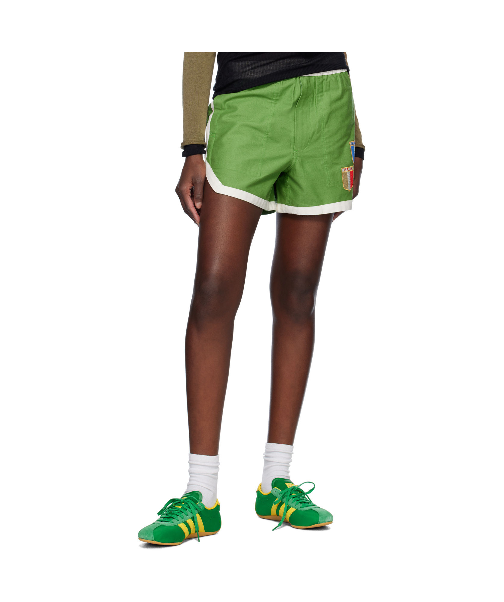 Shop Adidas Originals Tokyo Sneakers In Green Yellow