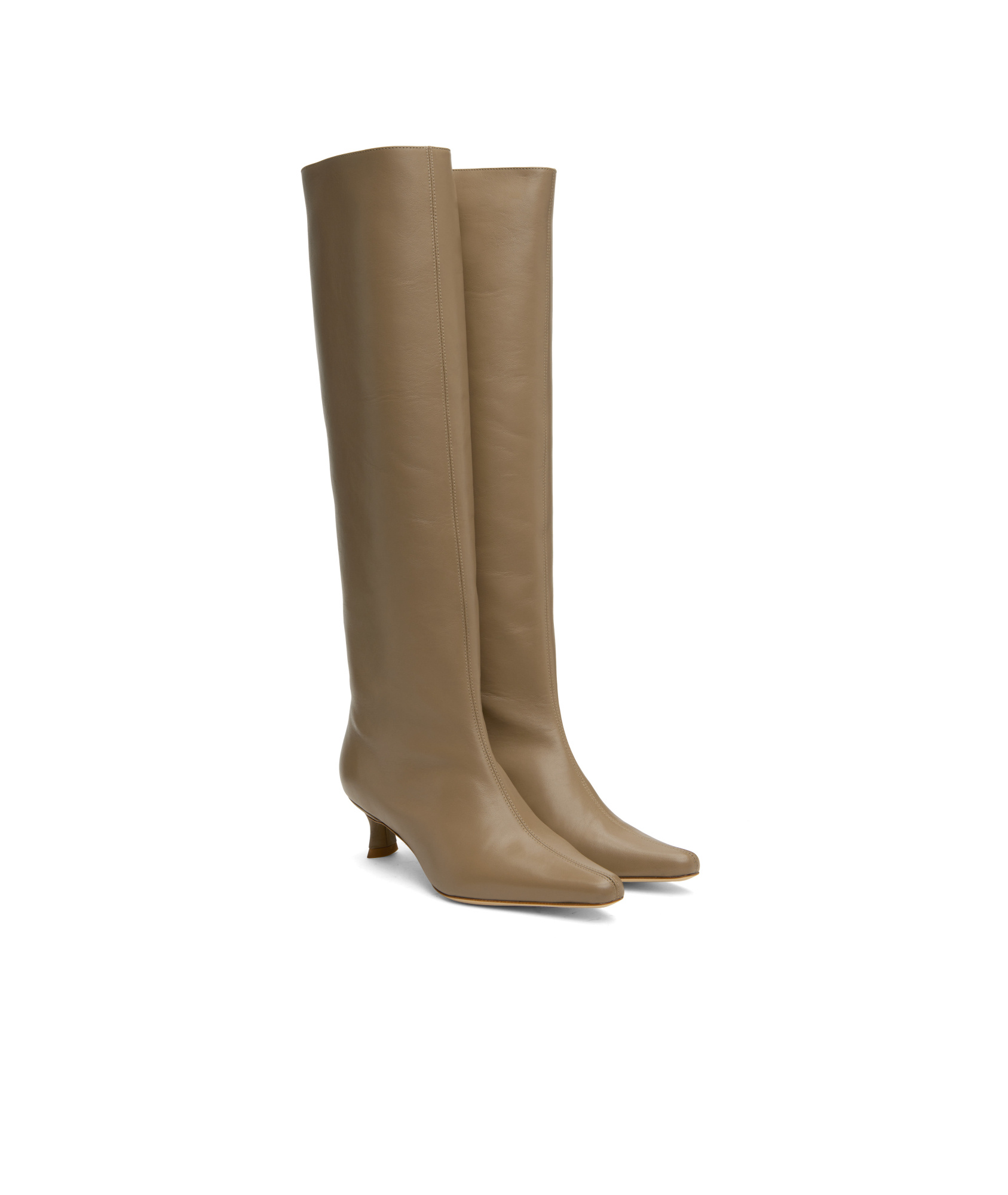 Shop By Far Pointed Boots In Brown