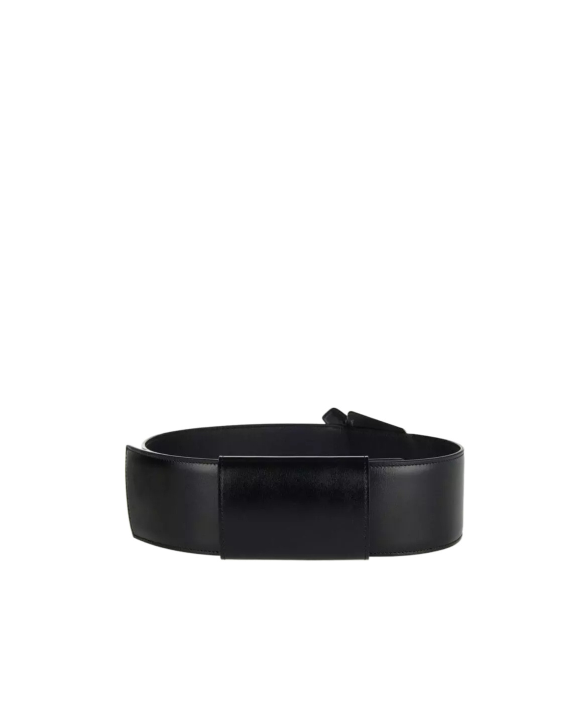 Alaïa Knot Leather Belt In Black