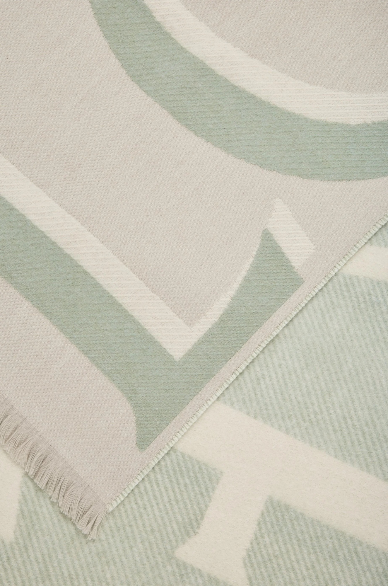 Loewe Rectangular Scarf In Neutral