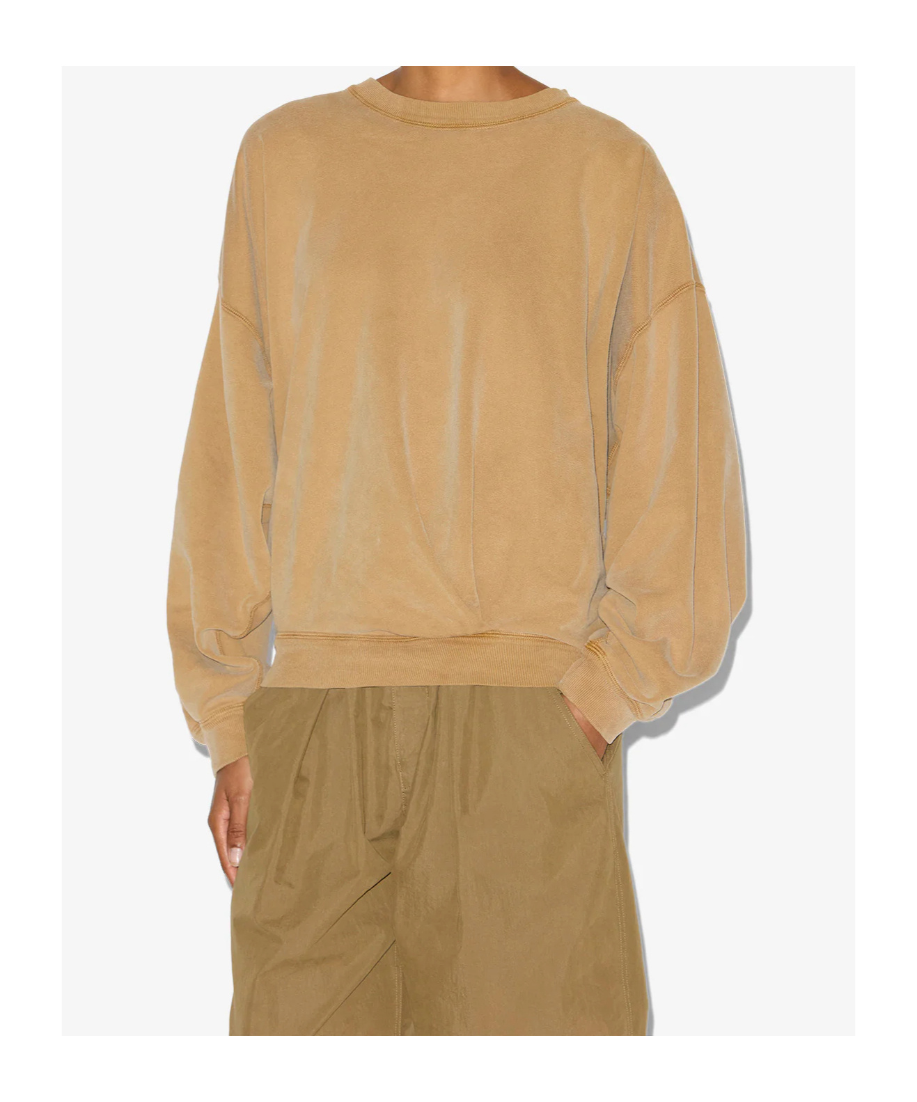 Isabel Marant Étoile Sauria Sweatshirt In Brown