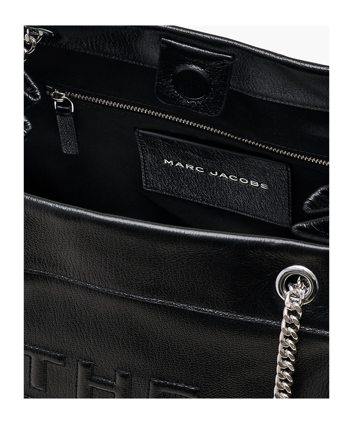 Marc Jacobs Large Chain Bag In Black