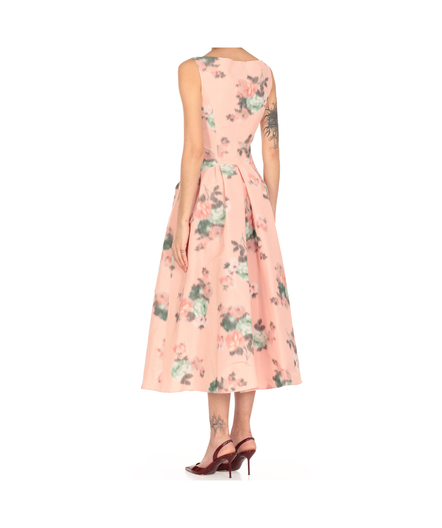 Shop Philosophy Di Lorenzo Serafini Sleeveless Dress In Nude