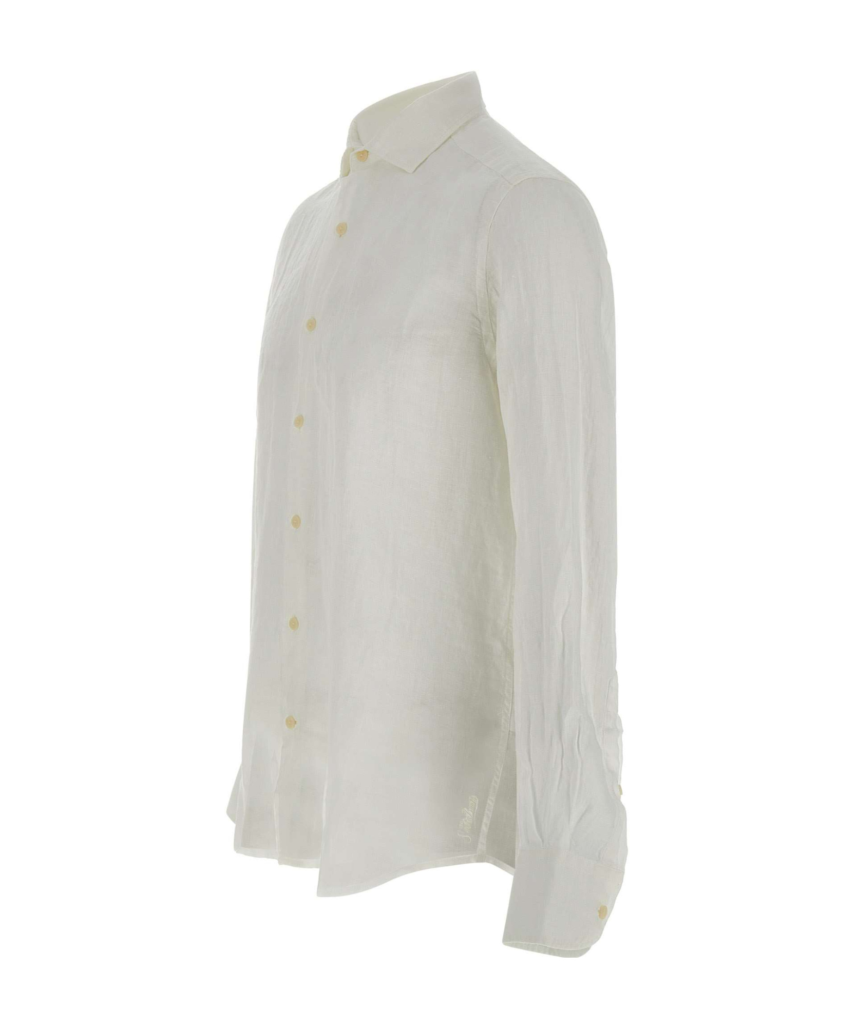Mc2 Saint Barth Round Hem Plain Shirt