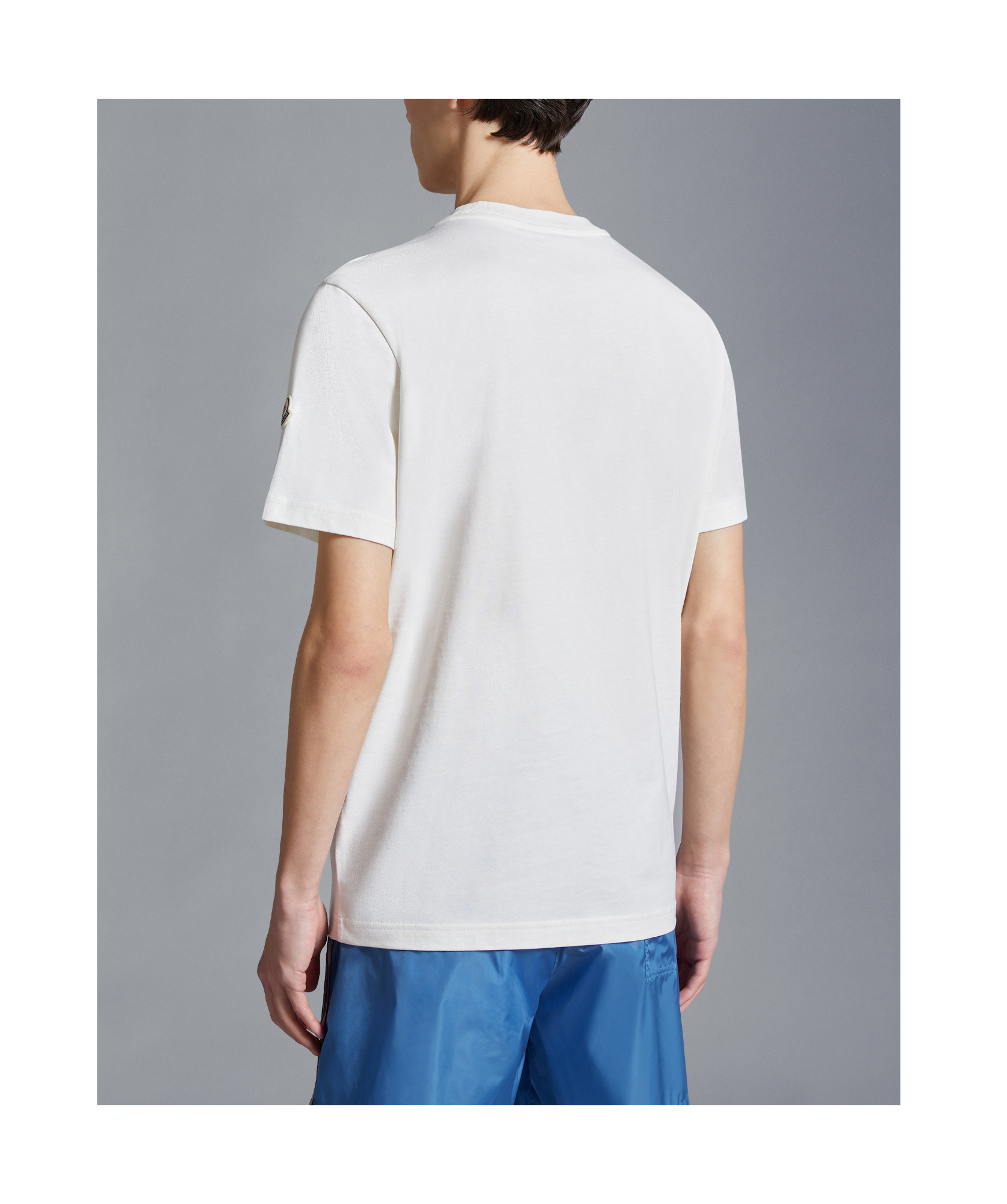 Moncler Logo-print Cotton T-shirt In White