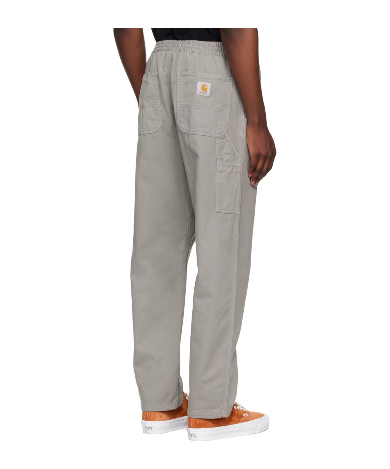 Carhartt Gray Flint Trousers In Gray