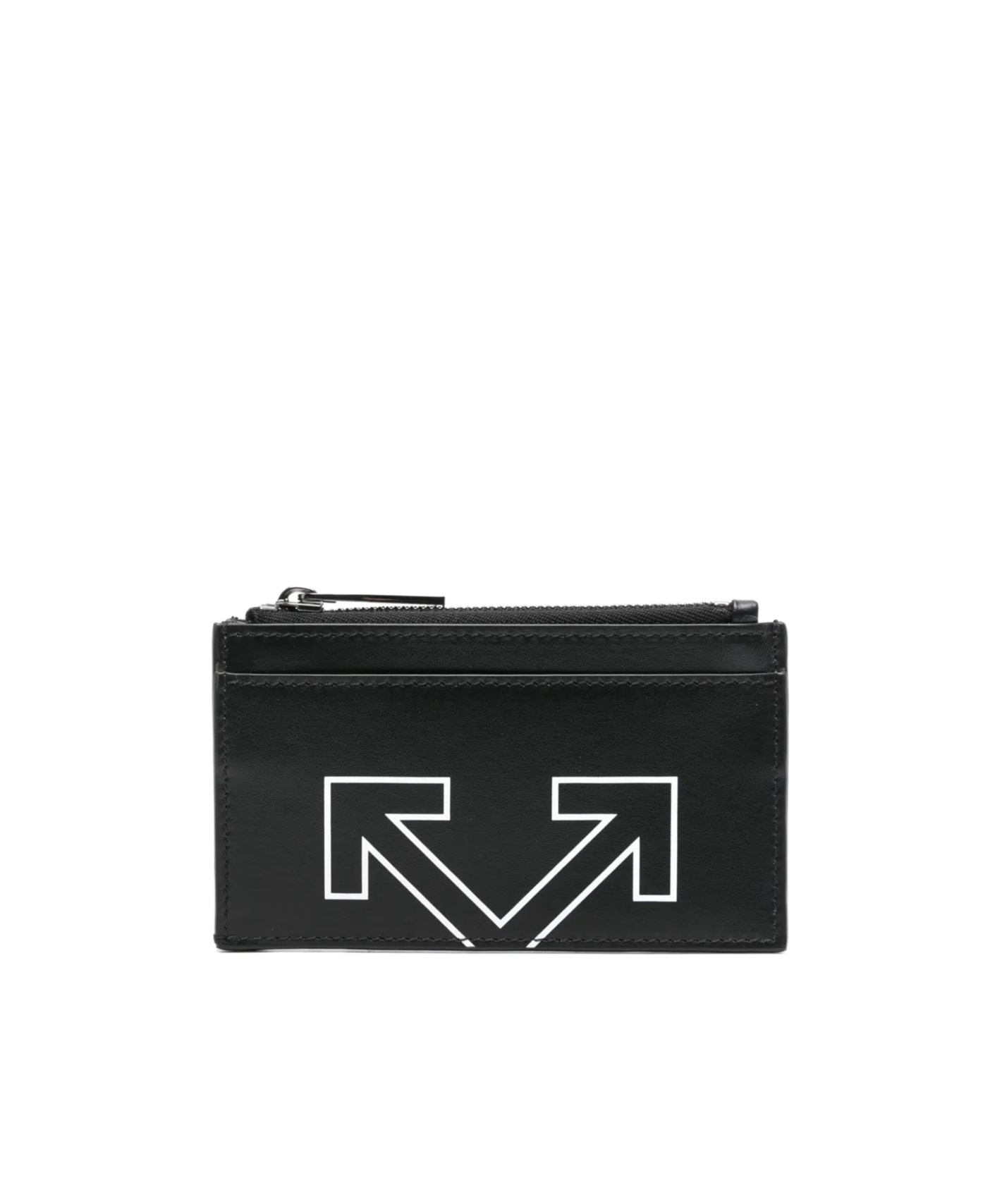 Off-white Arrows-motif Wallet In Black