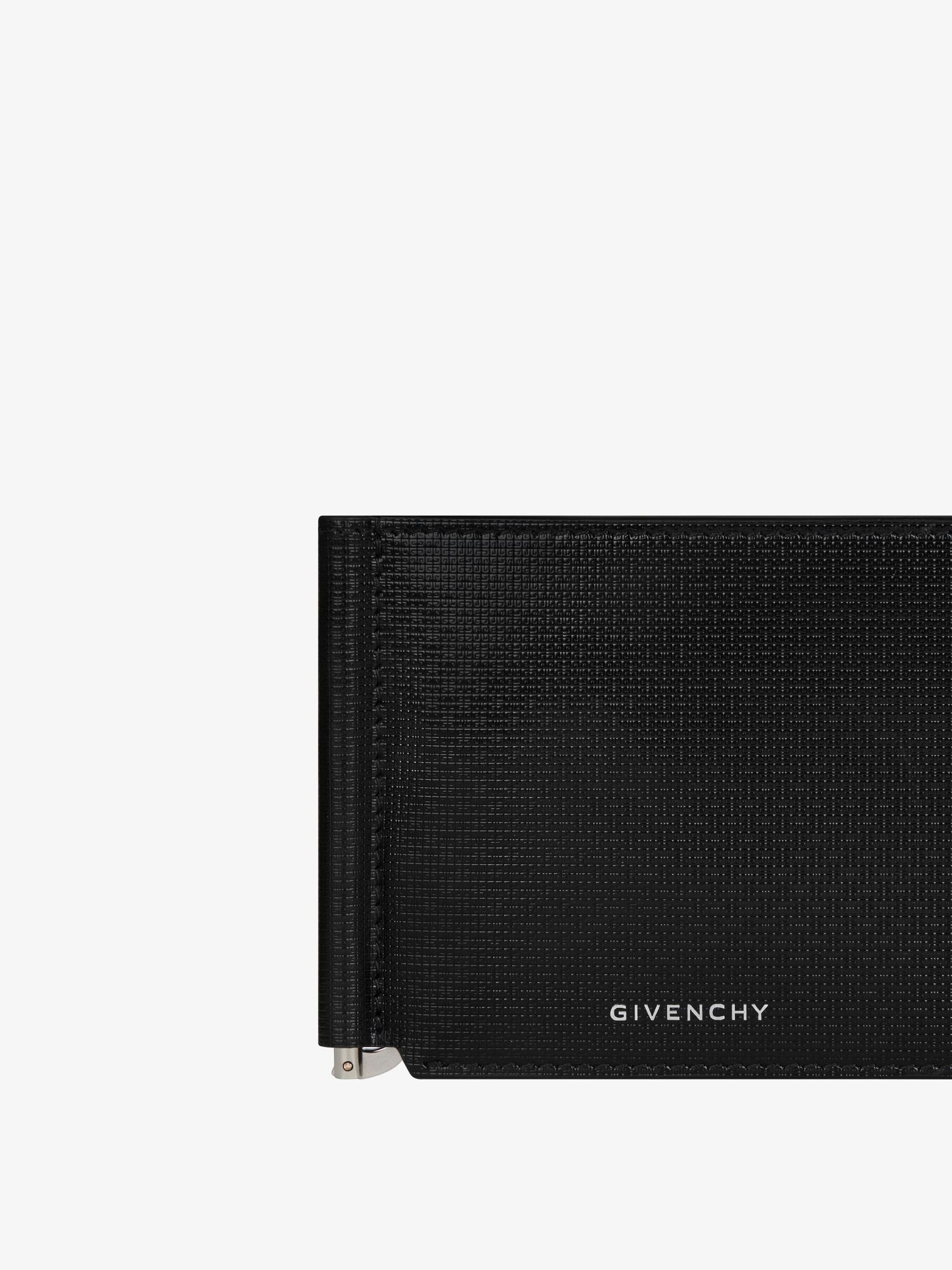 Givenchy 8cc Wallet With Bill Clip Accessories In Black