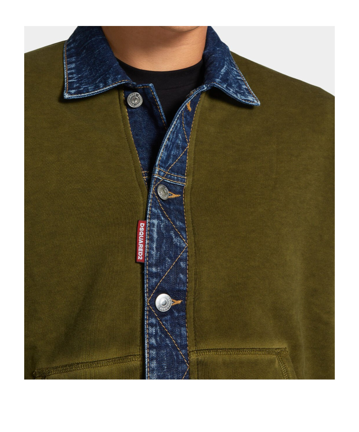 Dsquared2 Supernegative Dyed Relax Fit Cardigan In Green
