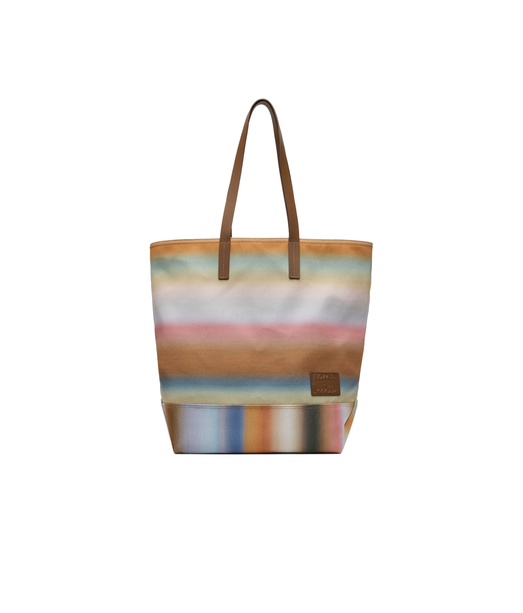 Paul Smith Multicolor Smith Stripe Recycled-cotton Tote In Multicolor