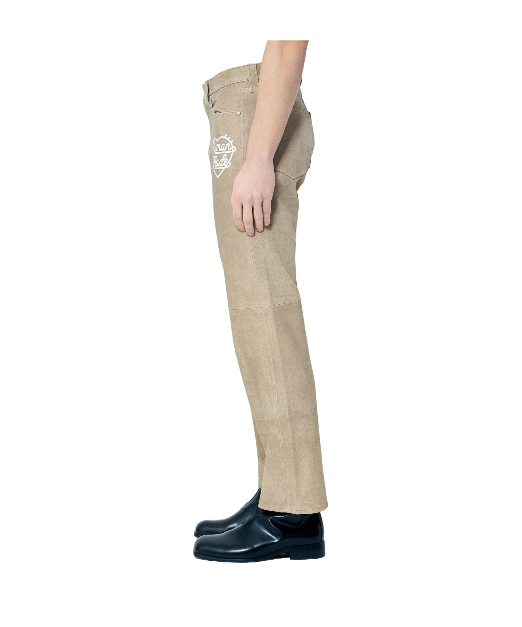 Human Made Belt-loop Casual Pants In Nude