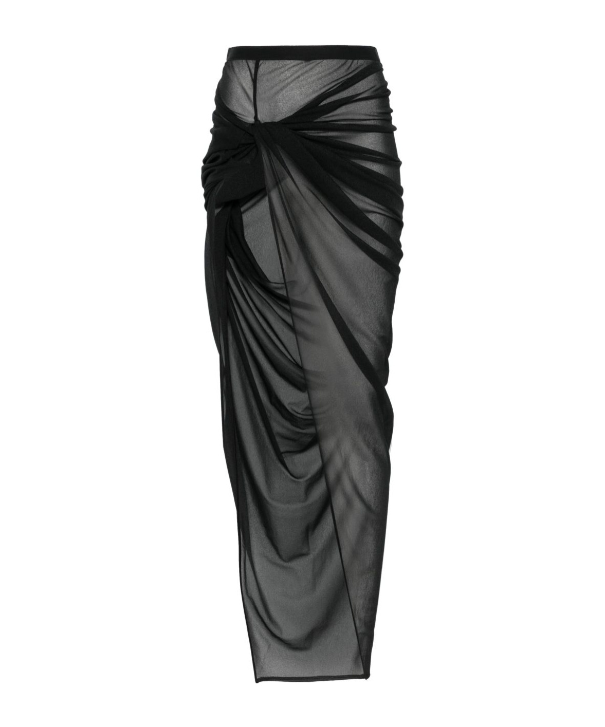 Rick Owens Twist Edfu Asymmetric Skirt
