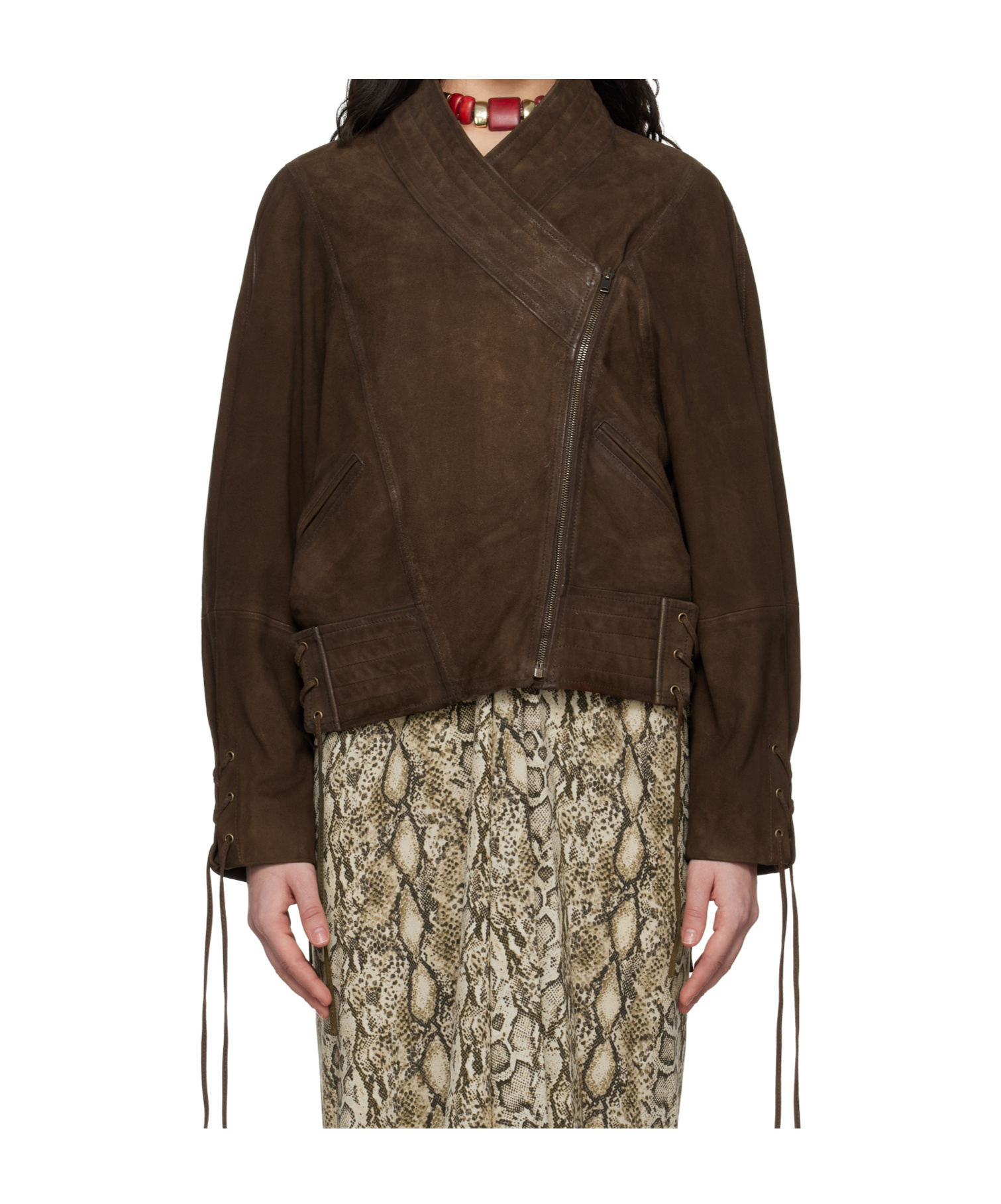 Isabel Marant Long Sleeve Casual Jacket In Brown