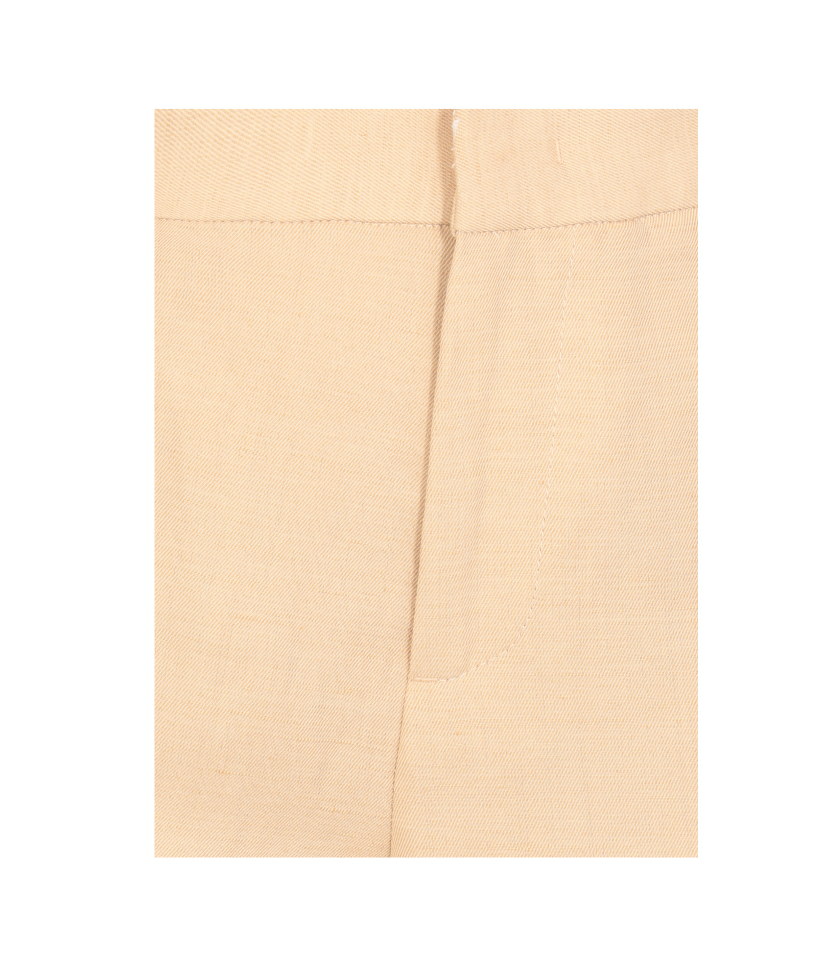 Fabiana Filippi Beige Viscose And Linen Pants In Nude