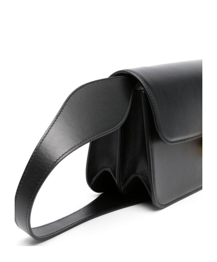 Neous Flip Shoulder Bag In Black