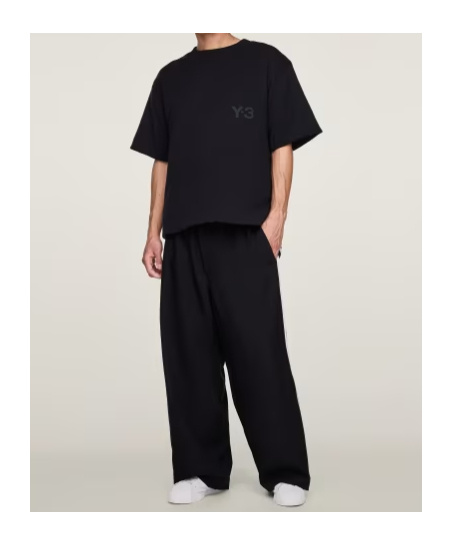 Y-3 Padded Short Sleeve Tee In Black
