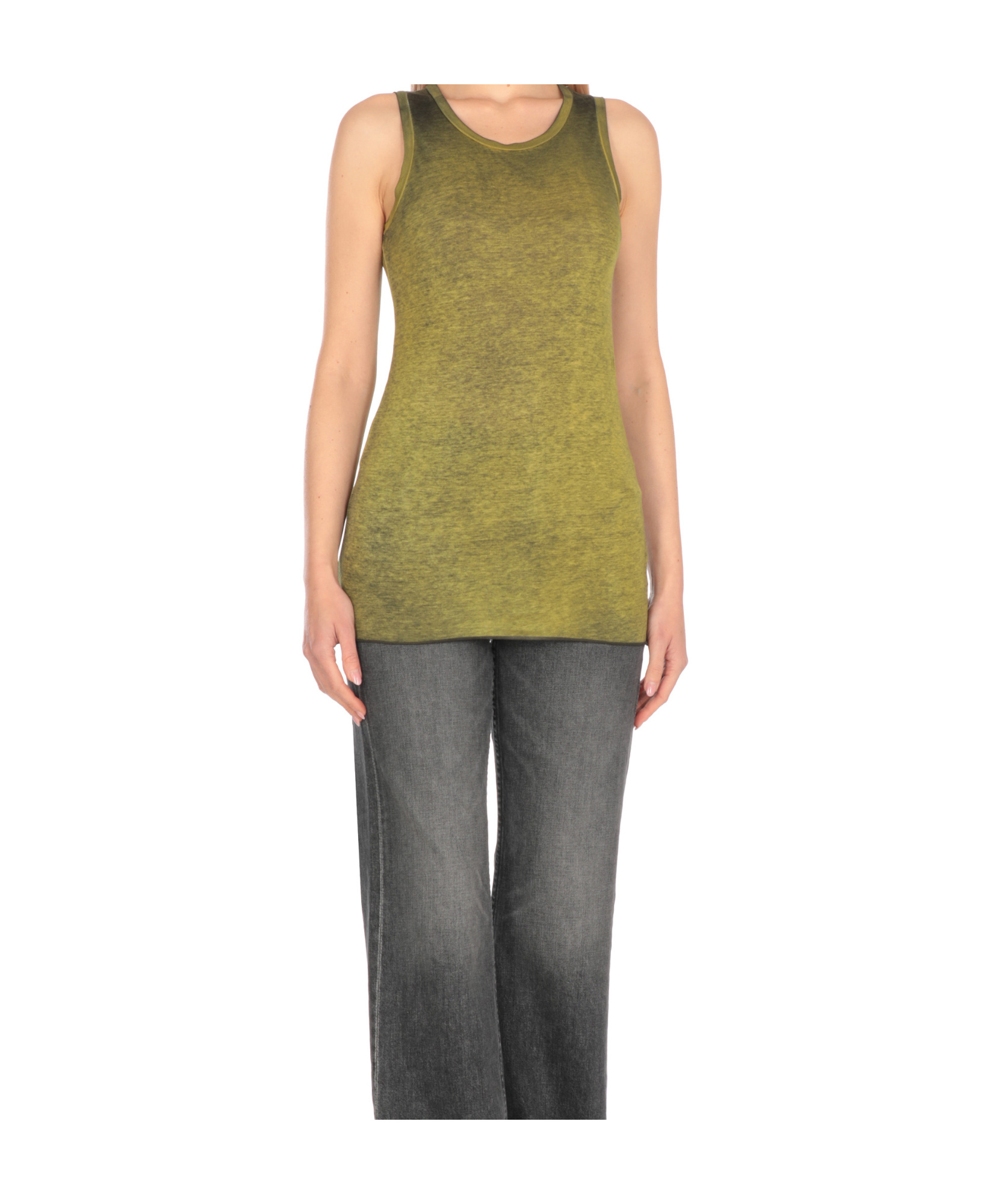 Shop Avant Toi Sleeveless Top In Green